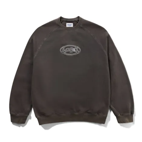 Abseil Crewneck, Washed Black