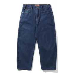 Baggy Denim Jeans, Dark Indigo
