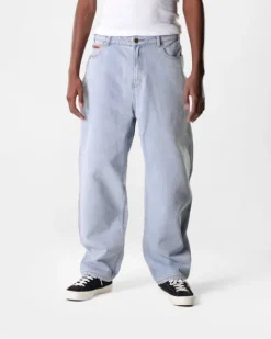 Baggy Denim Jeans, Light Blue