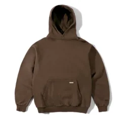 Basic Pullover Hood, Washed Brown