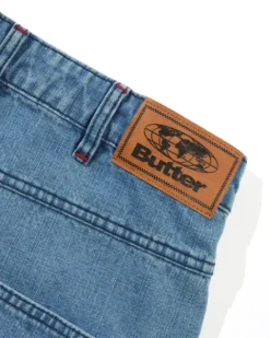 Blotch Denim Jeans, Streaky Blue