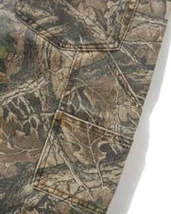 Carpenter Denim Shorts, Forest Camo