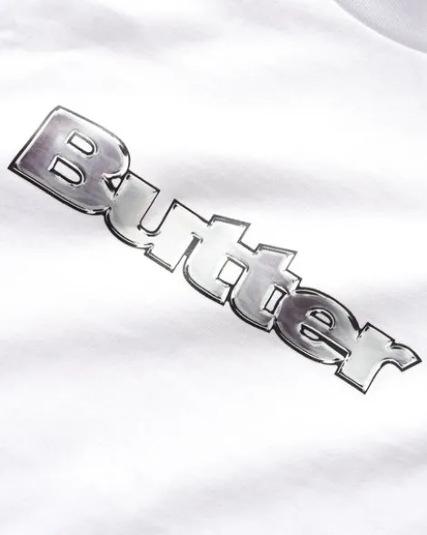 Chrome Logo Tee, White