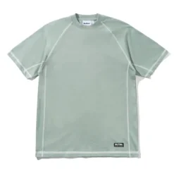Cliff Contrast Tee, Dull Mint