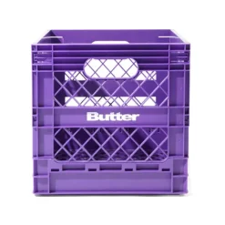Collapsable Record Crate, Purple