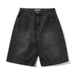 Garage Denim Shorts, Faded Black
