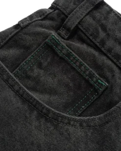 Garage Denim Shorts, Faded Black