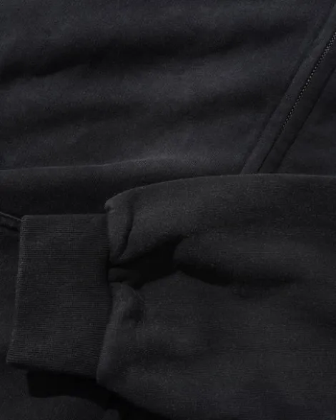 Garage Zip-Thru Hood, Faded Charcoal