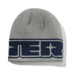 Glint Reversible Skully Beanie, Navy / Grey