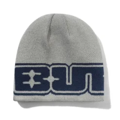 Glint Reversible Skully Beanie, Navy / Grey