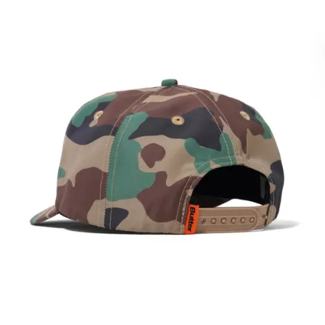 Glint Snapback Cap, Woodland Camo
