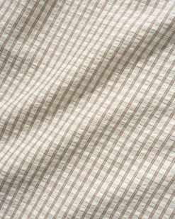 Grid S/S Shirt, Beige