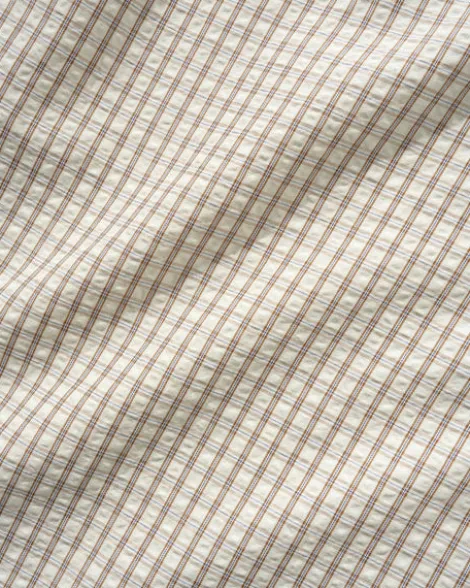 Grid S/S Shirt, Beige