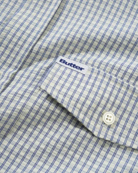 Grid S/S Shirt, Blue