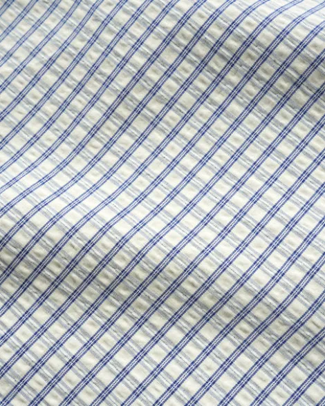 Grid S/S Shirt, Blue