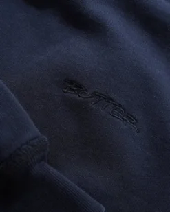 Inside Out Pullover Hood, Washed Navy