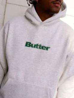 Logo Pullover Hood, Ash