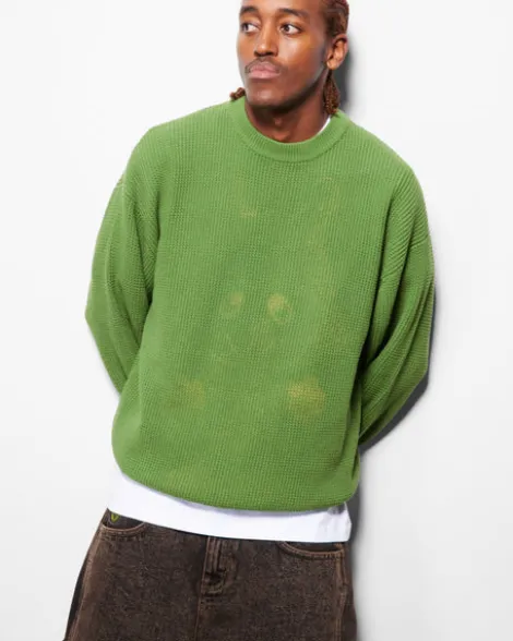 Newcomer Reversible Knit Sweater, Black