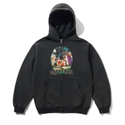 Nimai Zip-Thru Hood, Washed Black