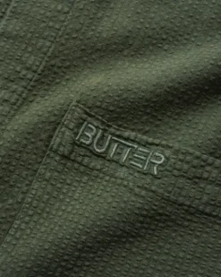 Overdye Seersucker S/S Shirt, Army