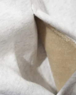 Pile Lined Zip-Thru Hood, Ash