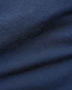 Pleated Shorts, Navy