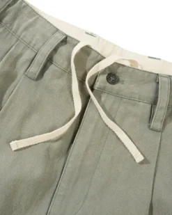 Pleated Trousers, Washed Fatigue