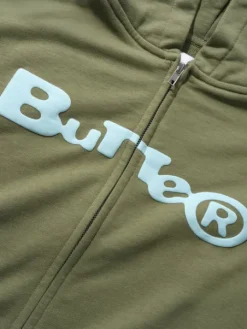 Registered Zip-Thru Hood, Dull Army