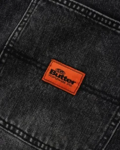 Santosuosso Denim Jeans, Stonewash Black