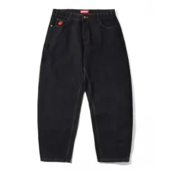 Santosuosso Denim Jeans, Stonewash Black