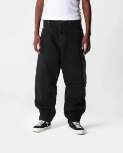 Santosuosso Denim Jeans, Washed Black