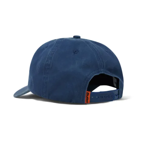 Scrawling 5 Panel Cap, Washed Navy