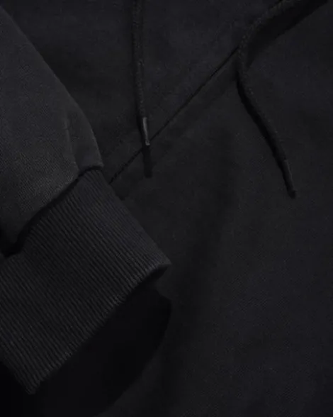 Scrawling Zip-Thru Hood, Washed Midnight