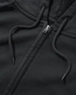 Scrawling Zip-Thru Hood, Washed Midnight