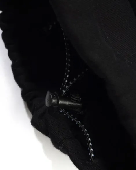 Sketch Fleece Track Pants, Black
