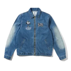 Spike Jacket, Distressed Indigo