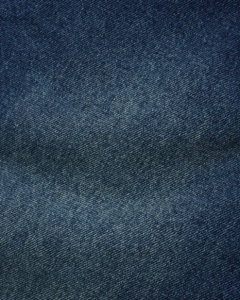 Straight Leg Denim Jeans, Distressed Indigo