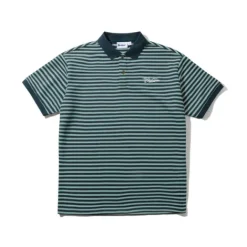 Stripe Polo Shirt, Navy / Marine