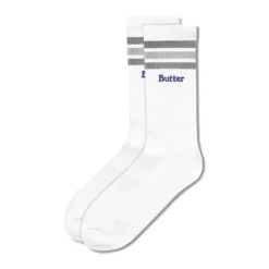 Stripe Socks, White