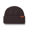 Tall Wharfie Beanie, Chocolate