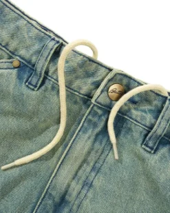 Trim Denim Shorts, Sunfade Blue