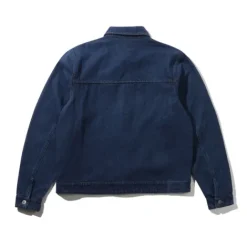 Trucker Denim Jacket, Dark Blue