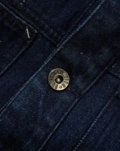 Trucker Denim Jacket, Dark Blue