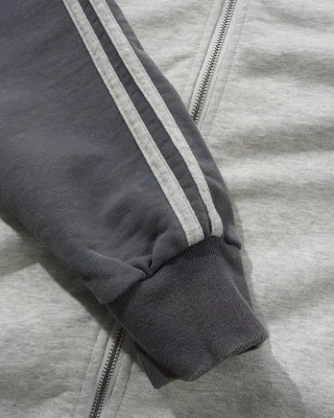 Tunnel Fleece Track Jacket, Ash / Navy