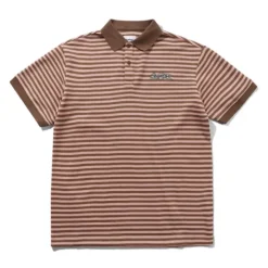 Tunnel S/S Polo Shirt, Brown / Salmon