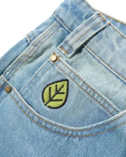 Weathergear Denim Jeans, Distressed Indigo