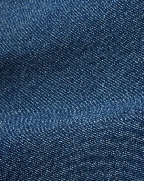 Wide Cut Denim Jeans, Mid Blue